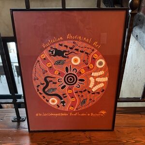 Indigenous Art Circle Framed Print